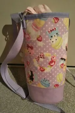 水筒 ペットボトル ホルダー くま マカロン スィーツ柄