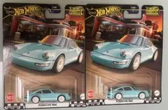 Hot Wheels Porsche 964 水色 2台セット
