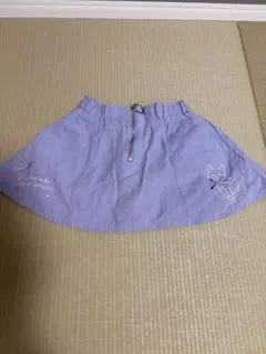 西松屋 キュロットスカート ラベンダー 猫刺繍　120cmのサムネイル
