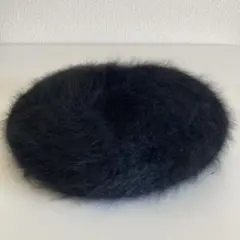 STYLE NANDA 黒 ベレー帽　フェイクファーのサムネイル