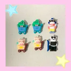 ☆ユニーク　ソフビ　チャーム　キーホルダー　６個セット☆