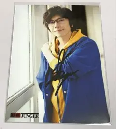 佐藤拓也　関連ブロマイド『土門熱』直筆サイン入り色紙【王様ジャングル】 佐藤拓也 関連ブロマイド『土門熱』直筆サイン入り色紙【王様
