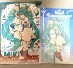 一番くじ 雪ミク ビッグアクリルスタンド クリアポスター 初音ミク
