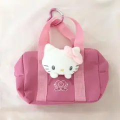 アベイル サンリオ きらめき部 スクールバッグ風ポーチ ハローキティ