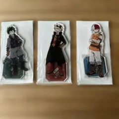 僕のヒーローアカデミア　書き下ろしアクリルスタンド　緑谷　爆豪　轟