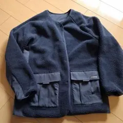 BONFIRE ネイビー リバーシブル　フリースジャケット　XL