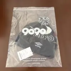 9090×umbroコラボ　Kint Cap ニット帽ネイビー
