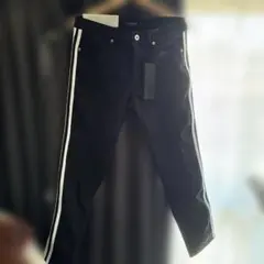 roshell 黒パンツ M サイドライン