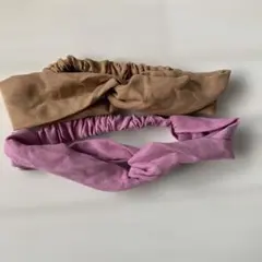 クロスヘアバンド　2個セット　未使用