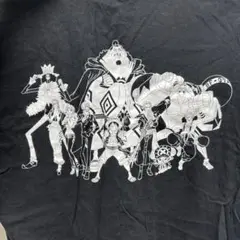 ONE PIECE ワンピース　半袖　黒　Tシャツ　モスバーガー　コラボTシャツ
