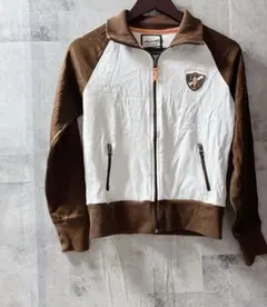 美品Aeropostale 白 ブラウン パーカー 【M】 ヴィンテージ 古着のサムネイル