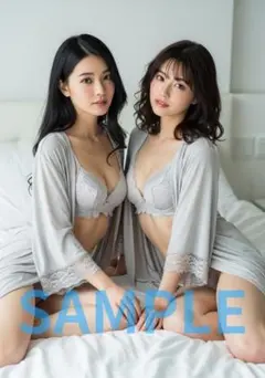 L1076　AI美女 A4ポスター コスプレ　水着　グラビア ランジェリー