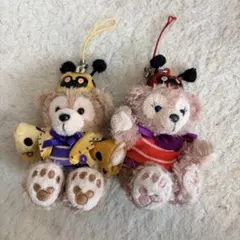 ダッフィー　シェリーメイ　てんとう虫　ディズニーリゾート　ぬいぐるみチャーム
