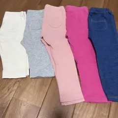 キッズ レギンス パンツ 5点セット　90 ユニクロ　gap 西松屋