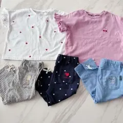 petit main プティプラレギンス　7分丈　100cm Tシャツ　半袖