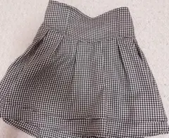 ミシェルマカロン 美脚スカート ギンガムチェック Sサイズ