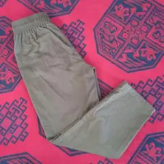 GUシェフパンツ　カーキS