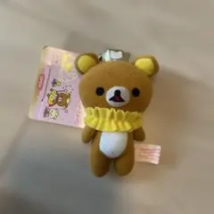 リラックマ ストラップ 王冠付き ぬいぐるみ