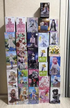 新品未開封】鬼滅の刃、葬送のフリーレン、初音ミク等 まとめ売り 34個