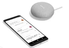 新品・未使用品　スマートスピーカー　Google Home mini チョークのサムネイル