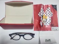 Zoff ディズニーコラボミニーマウス ケース+メガネ拭き付き