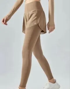 新品未使用⭐︎ YOMOMENT ショートパンツ一体型レギンスMサイズ