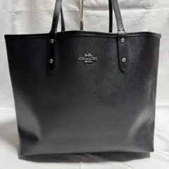 うさぎのモフ様　COACH トートバッグ　フラワー　シグネチャー　リバーシブル