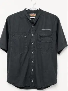 Harley-Davidson 半袖シャツ ブラック 刺繍ロゴのサムネイル