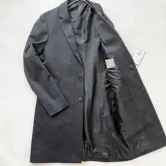 【新品未使用タグ付】ナノユニバース ストレッチチェスターコート グレー
