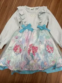 アリエル ドレスワンピース 120 しまむら×econeco