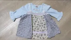 Souris　フリル袖　花柄チュニック