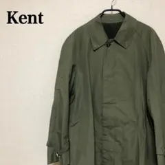 ケント ステンカラーコート VAN JACKET製 オリーブグリーン L相当☆