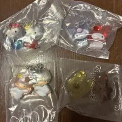サンリオキャラクターズ なかよしドロップチャーム　全4種　コンプリート　　ガチャ