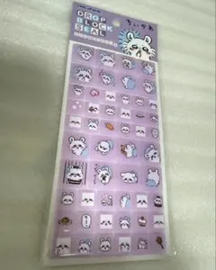ちいかわ　モモンガ　ドロップブロックシール