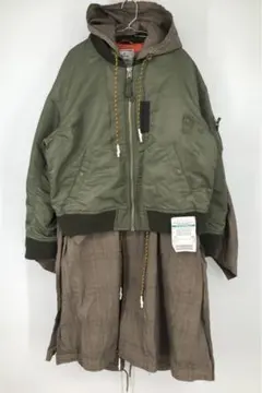 ミハラヤスヒロ　ma-1ドッキングコート MAISON MIHARA YASUHIRO Maison YASUHIRO(メゾンミハラヤスヒロ