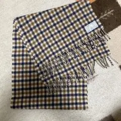 アクアスキュータム　aquascutum チェック柄マフラー