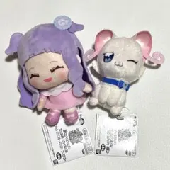 映画キミとアイドルプリキュア♪コロッとまんまるプリフェイスぬいぐるみ 2種セット