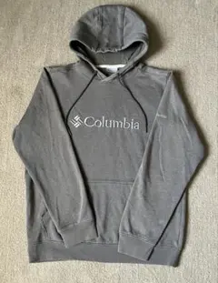 Columbia パーカー グレー Mサイズ メンズ 腕刺繍 古着のサムネイル