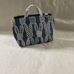 ふっくらバッグ型ポーチ10 ミナペルホネン　ハンドメイド