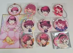 〜1/23 A3! 佐久間咲也 缶バッジ ラバスト アクスタ 色紙 ハート缶