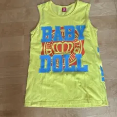 BABY DOLL タンクトップ Mサイズ イエロー