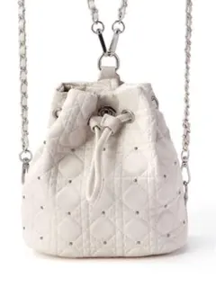 GRL 2Wayキルティングスタッズリュック[dd455]