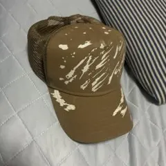 NEW ERA トラッカーキャップ ペイント柄 ブラウン