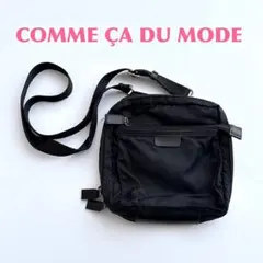 【中古】COMME CA ミニショルダー 黒 スクエア 2WAY ユニセックス品