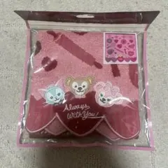 ディズニーシー ウォッシュタオル　ダッフィー シェリーメイ バレンタイン