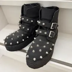 candy stripperスタッズ 厚底 ブーツ 訳ありのサムネイル