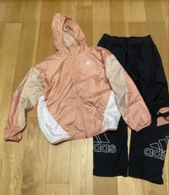 アディダス ウインドブレーカー上下セット　レディース　Sサイズ