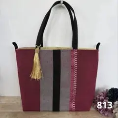 帯リメイク813 帯トートバッグ