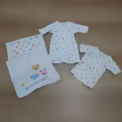 【ミキハウス】短肌着　長肌着　50cm　沐浴布