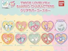 サナ　コロハムTWICE LOVELY×SANRIO クリアコースター